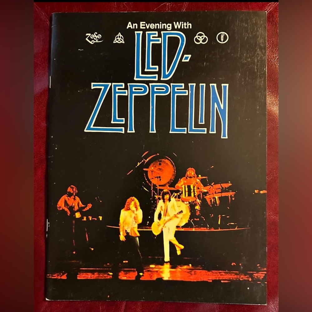 Led Zepplin 1977 North America Tour Program